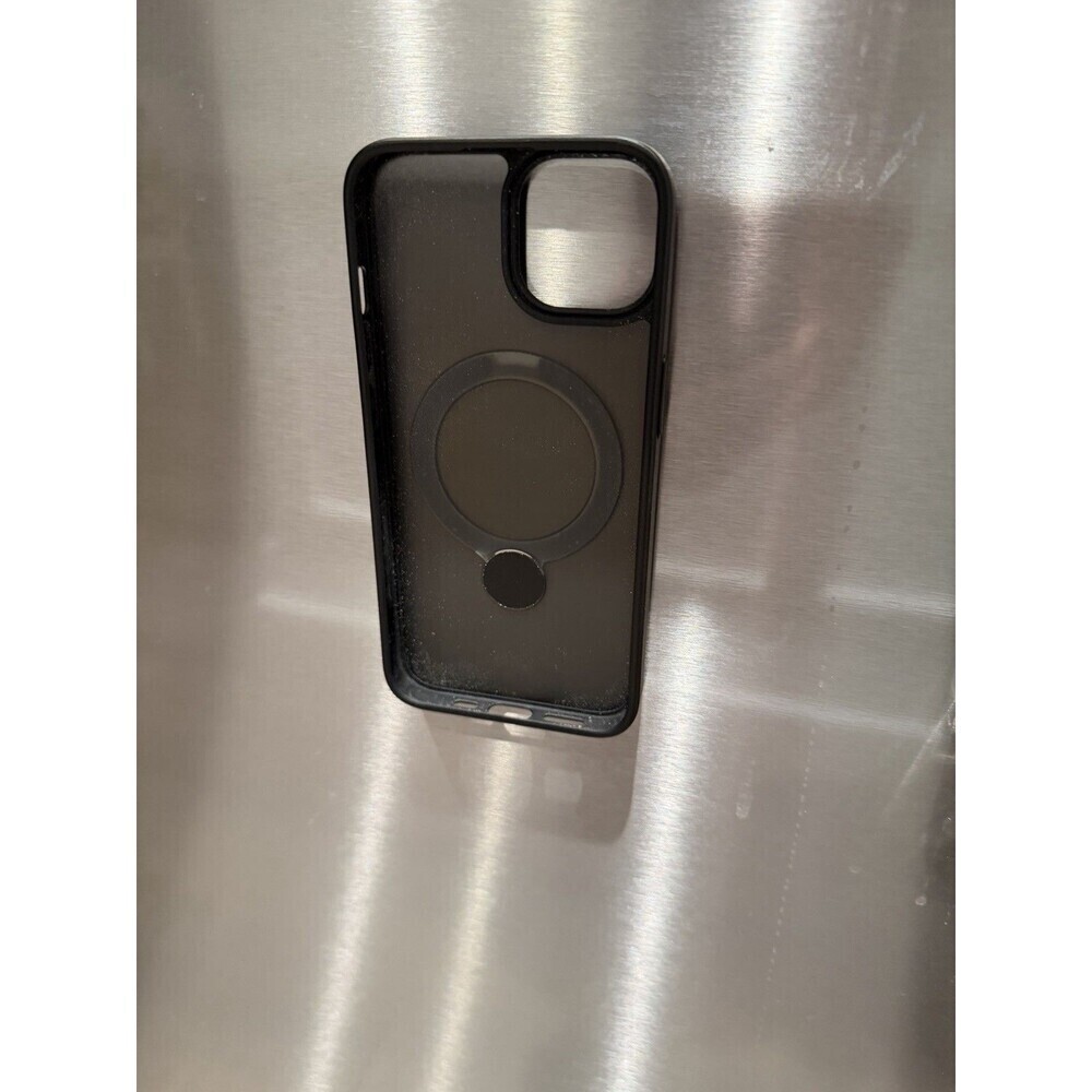 TORRAS OSTAND MAGNETIC BLACK TINT CASE WITH BLACK RING STAND IPHONE 13/14 - Picture 6 of 6